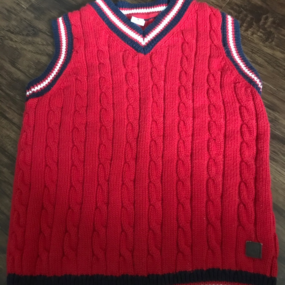 Janie & Jack sweater vest size 5!